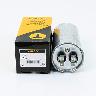 RUN CAPACITOR 100 MFD 370 VOLT ROUND